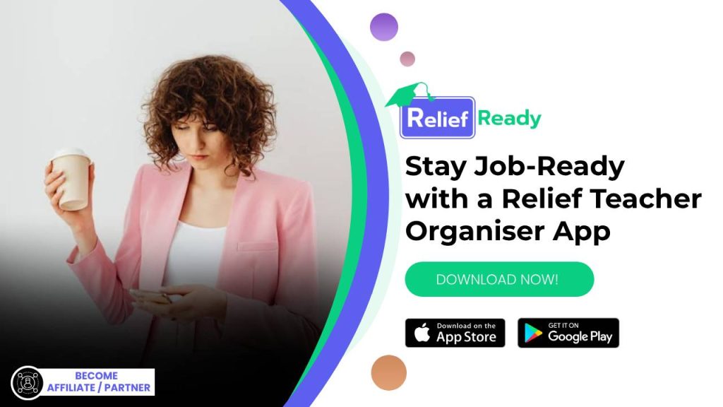 relief teacher organiser app
