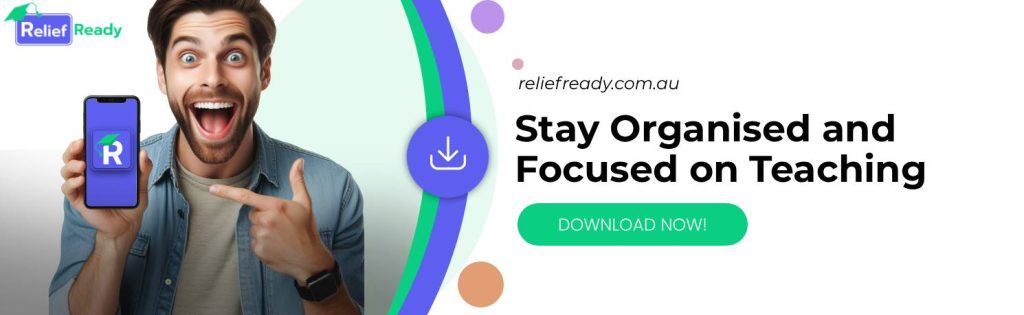 relief teacher organiser app