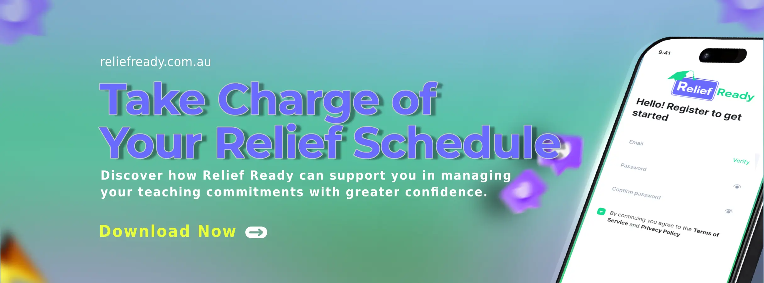 Take Charge of Your Relief Schedule
